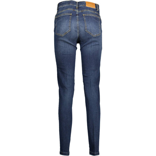 Chic Blue Stretch Denim Jeans