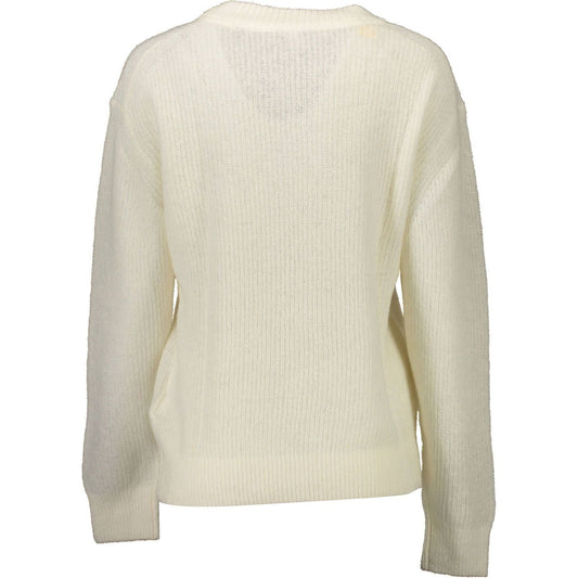 Elegant White Wool-Blend Sweater Gant