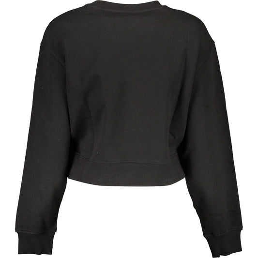 Sleek Organic Cotton Sweatshirt with Logo Print