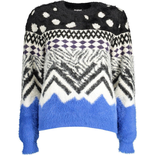 Chic Contrasting Detail Long-Sleeve Top Desigual