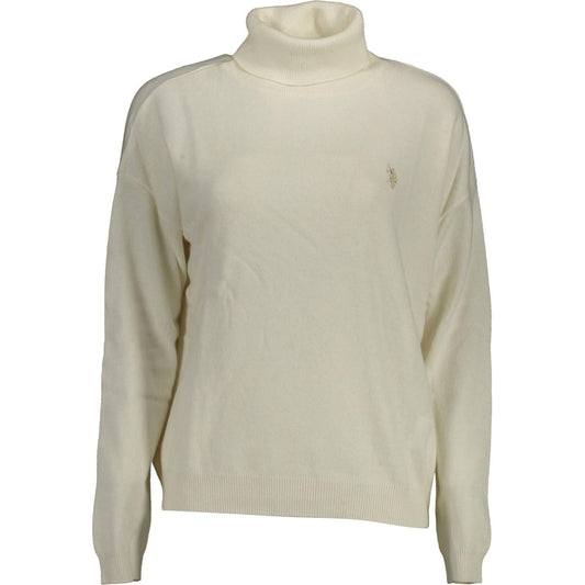 Elegant Turtleneck Sweater With Embroidered Logo U.S. POLO ASSN.