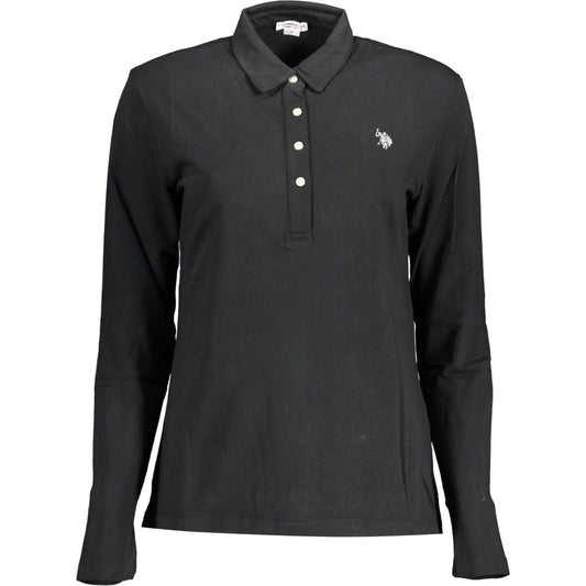 Elegant Long-Sleeved Polo Shirt