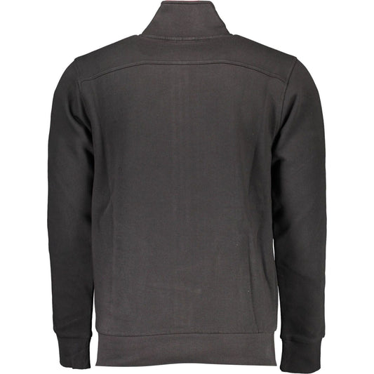 U.S. Grand Polo Elegant Long-Sleeved Zip Polo Sweatshirt U.S. Grand Polo