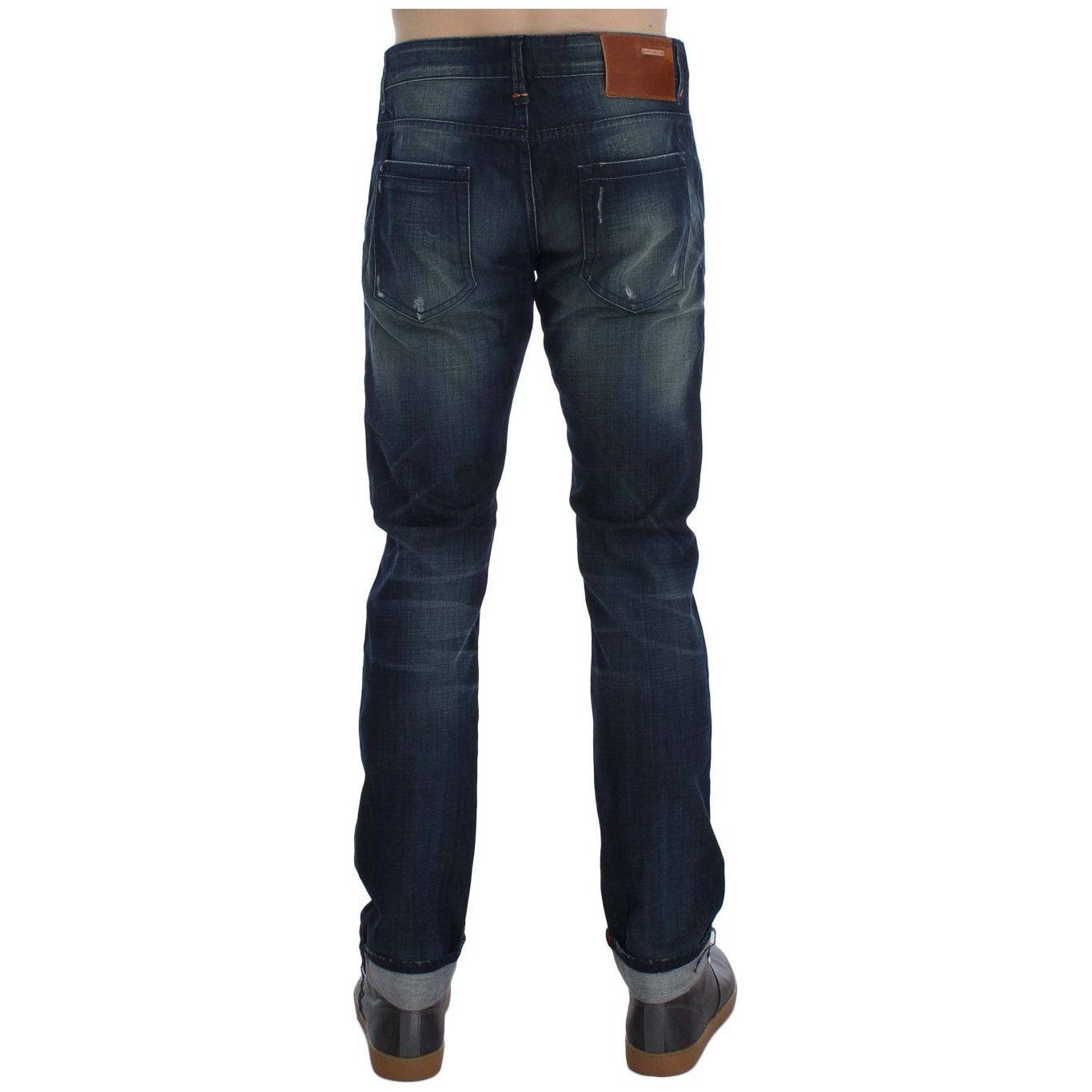 Sleek Slim Fit Italian Denim Jeans