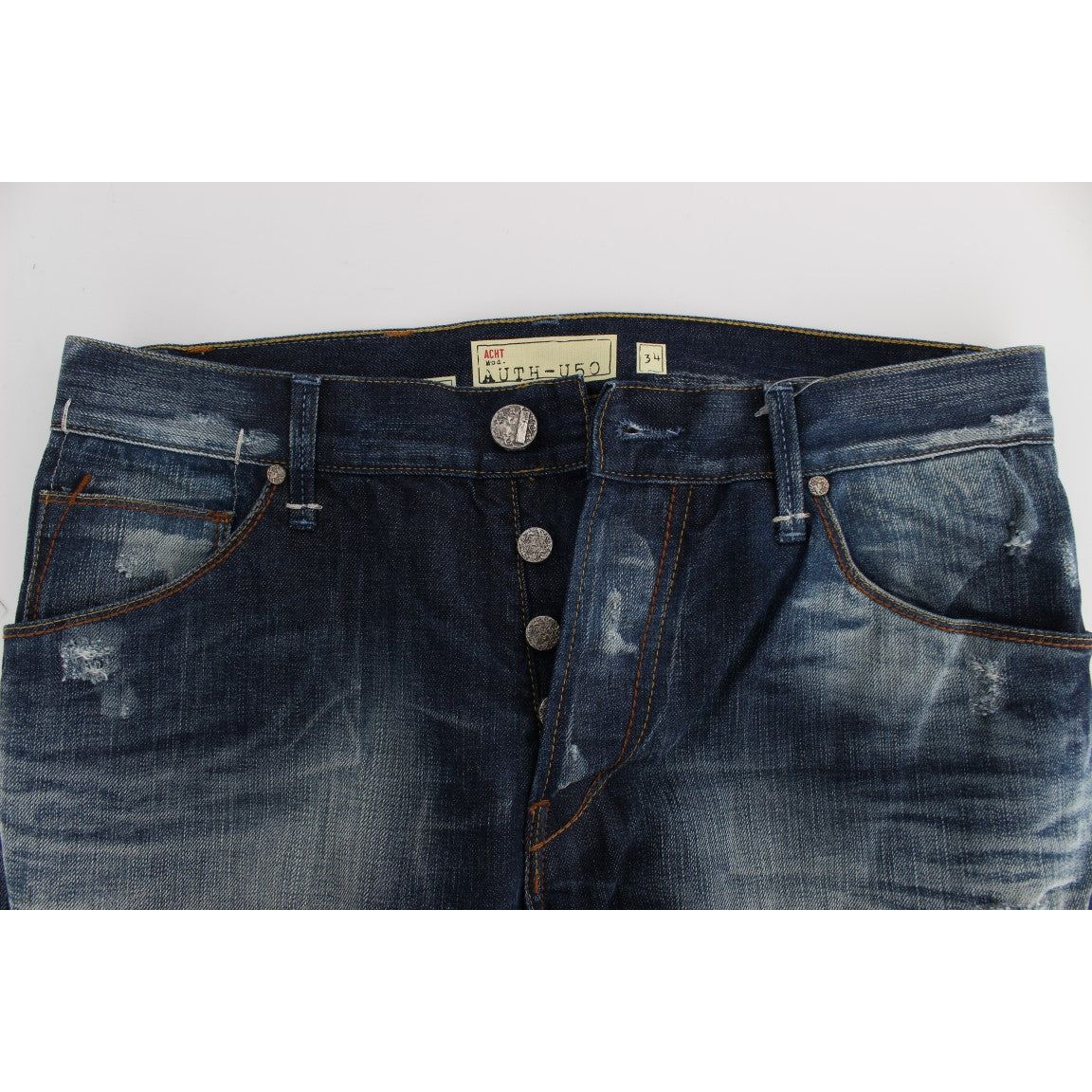 Authentic Regular Fit Blue Wash Jeans