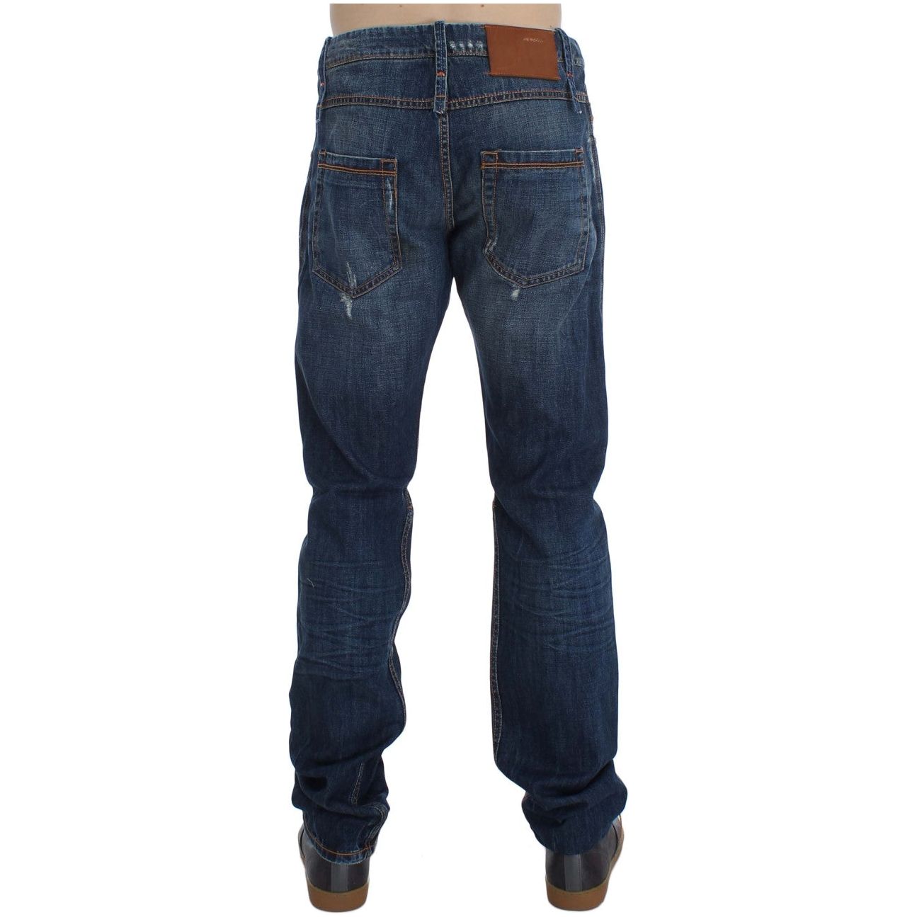 Chic Slim Fit Blue Wash Italian Jeans