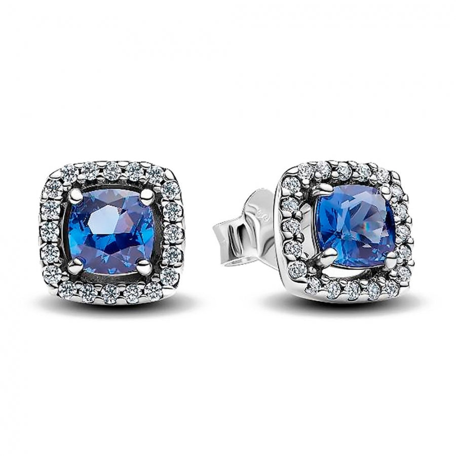 PANDORA Mod. SPARKLING DOUBLE HOOP EARRINGS