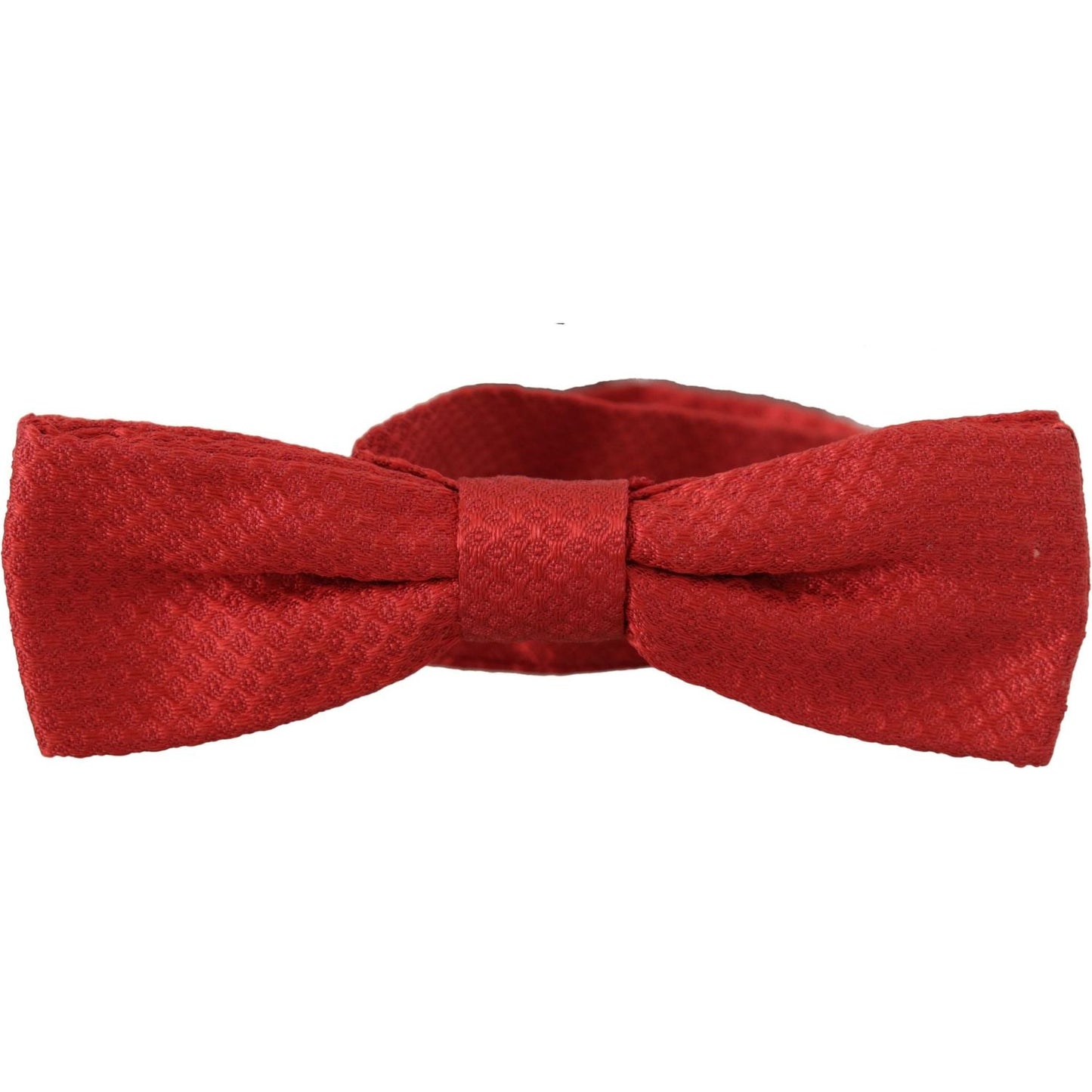 Dolce & Gabbana Red 100% Silk Adjustable Neck Papillon Tie