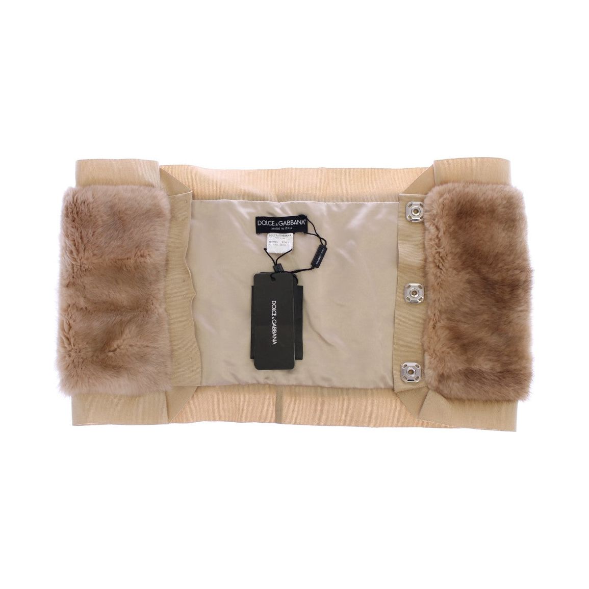 Exclusive Beige MINK Fur Scarf Wrap