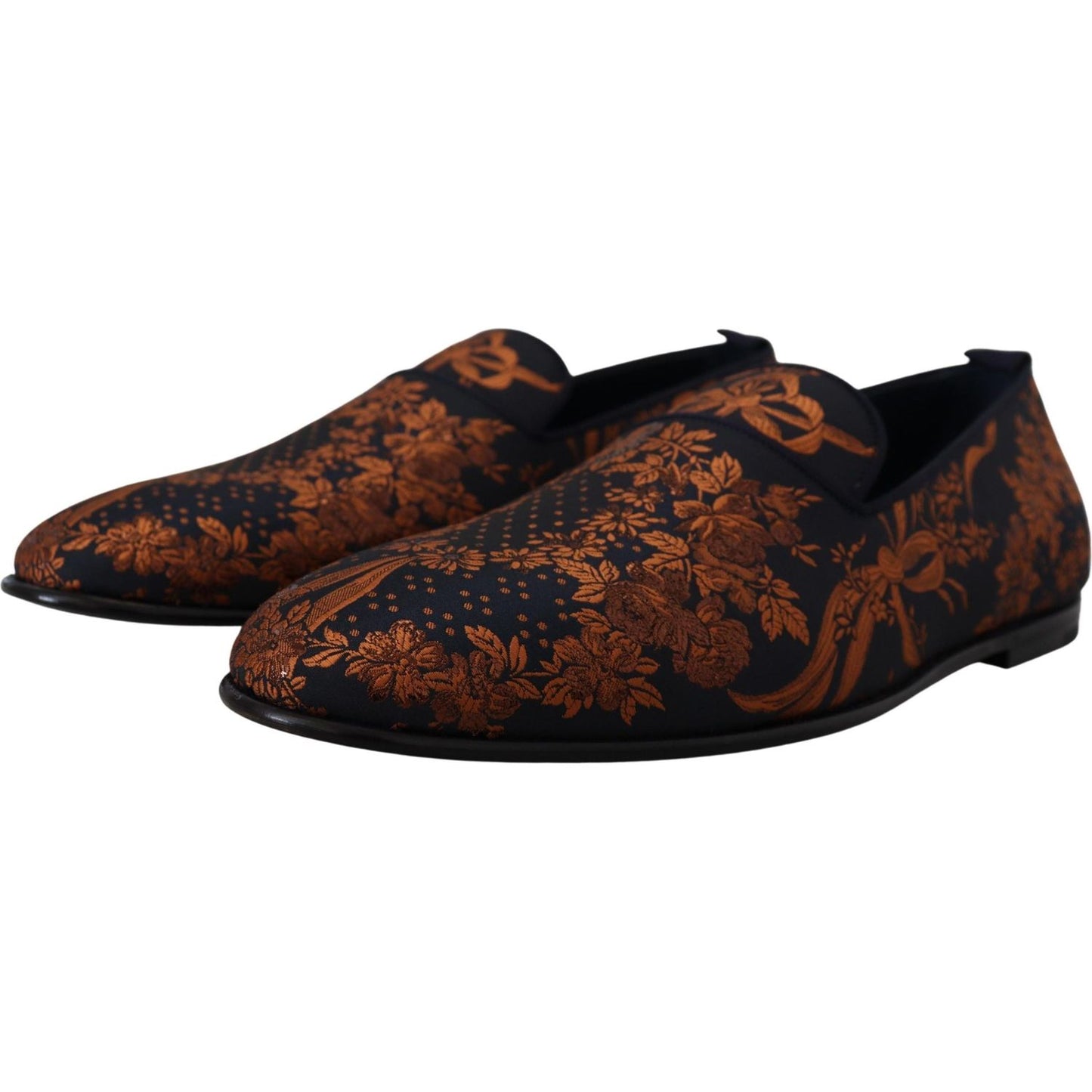 Elegant Floral Slip-On Loafers