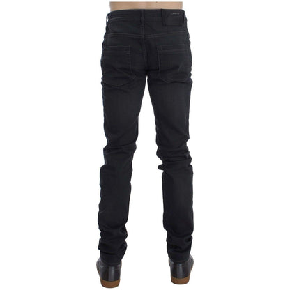 Acht Gray Cotton Stretch Slim Fit Jeans