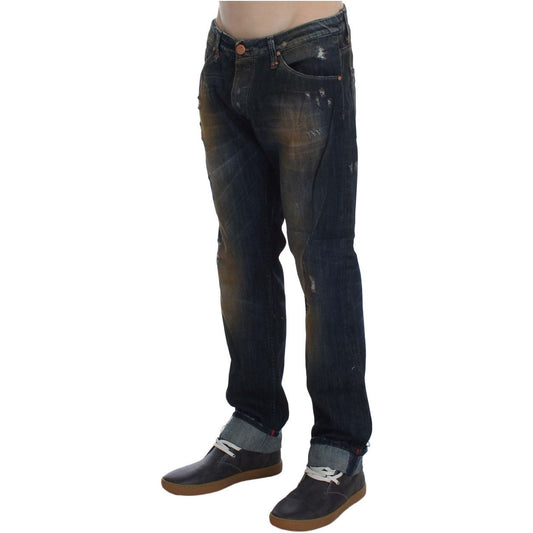 Elegant Straight Fit Men's Denim Jeans