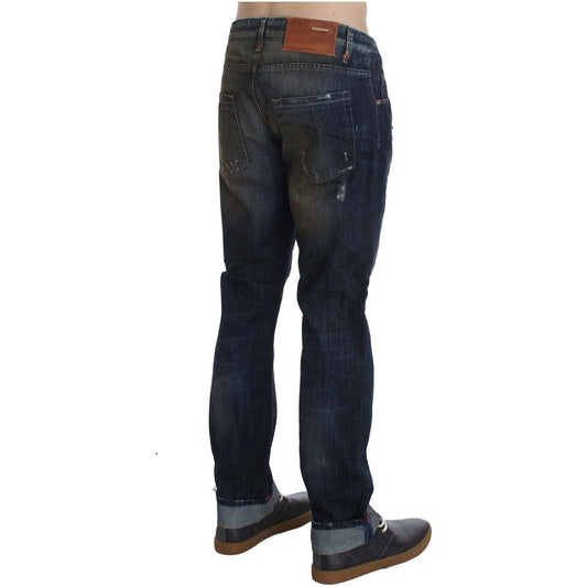 Elegant Straight Fit Men's Denim Jeans