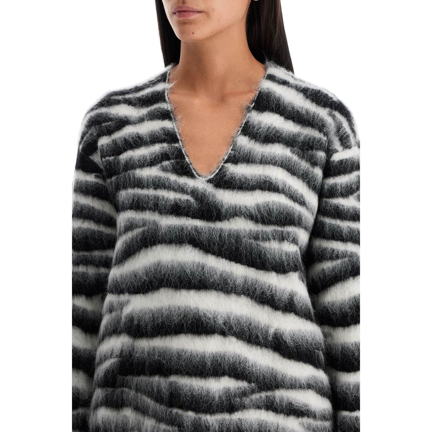 Marc Jacobs zebra print wool and mohair Knitwear Marc Jacobs