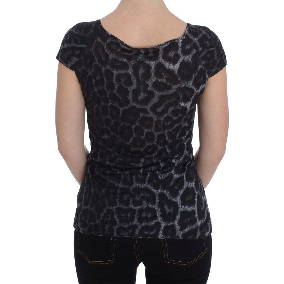 Chic Leopard Modal Top by Cavalli