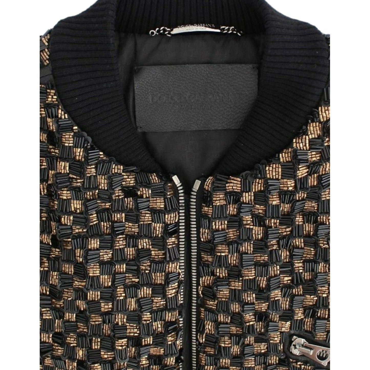 Dolce & GabbanaElegant Black Sequined Designer JacketMcRichard Designer Brands£3589.00