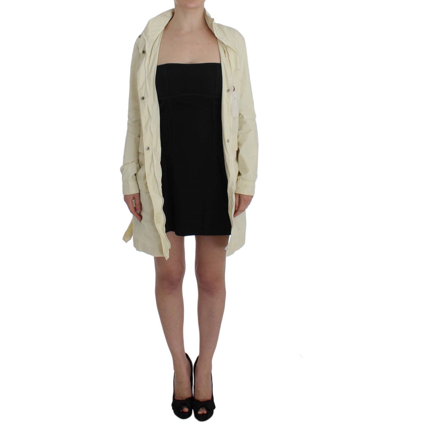 Chic Beige Trench Jacket Coat