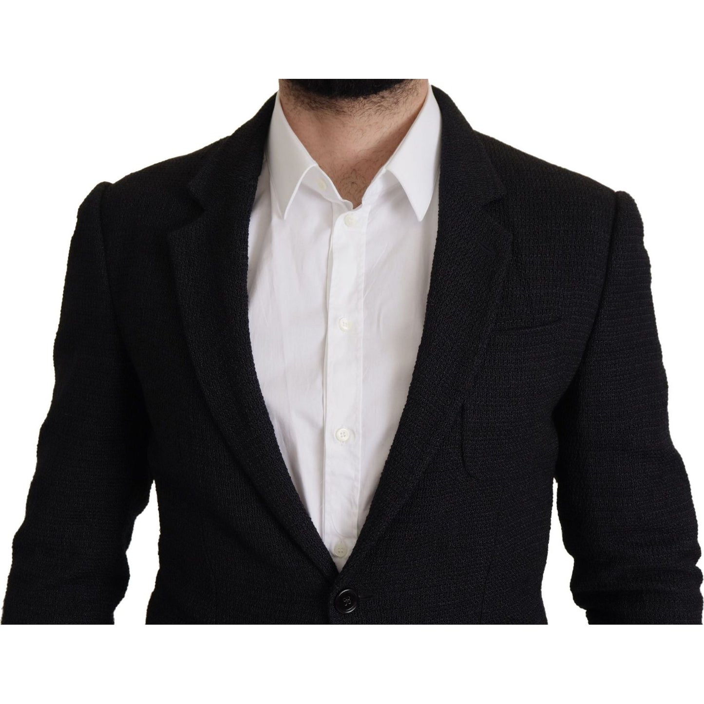 Elegant Single Breasted Wool Blazer