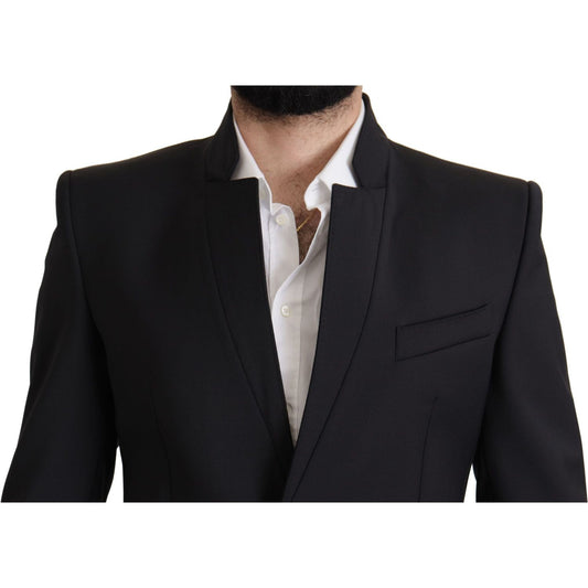 Elegant Single-Breasted Wool Blazer