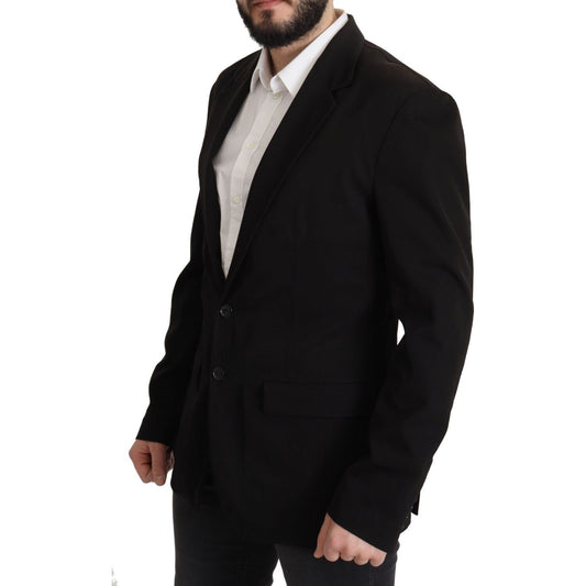 Elegant Virgin Wool Single Breasted Jacket