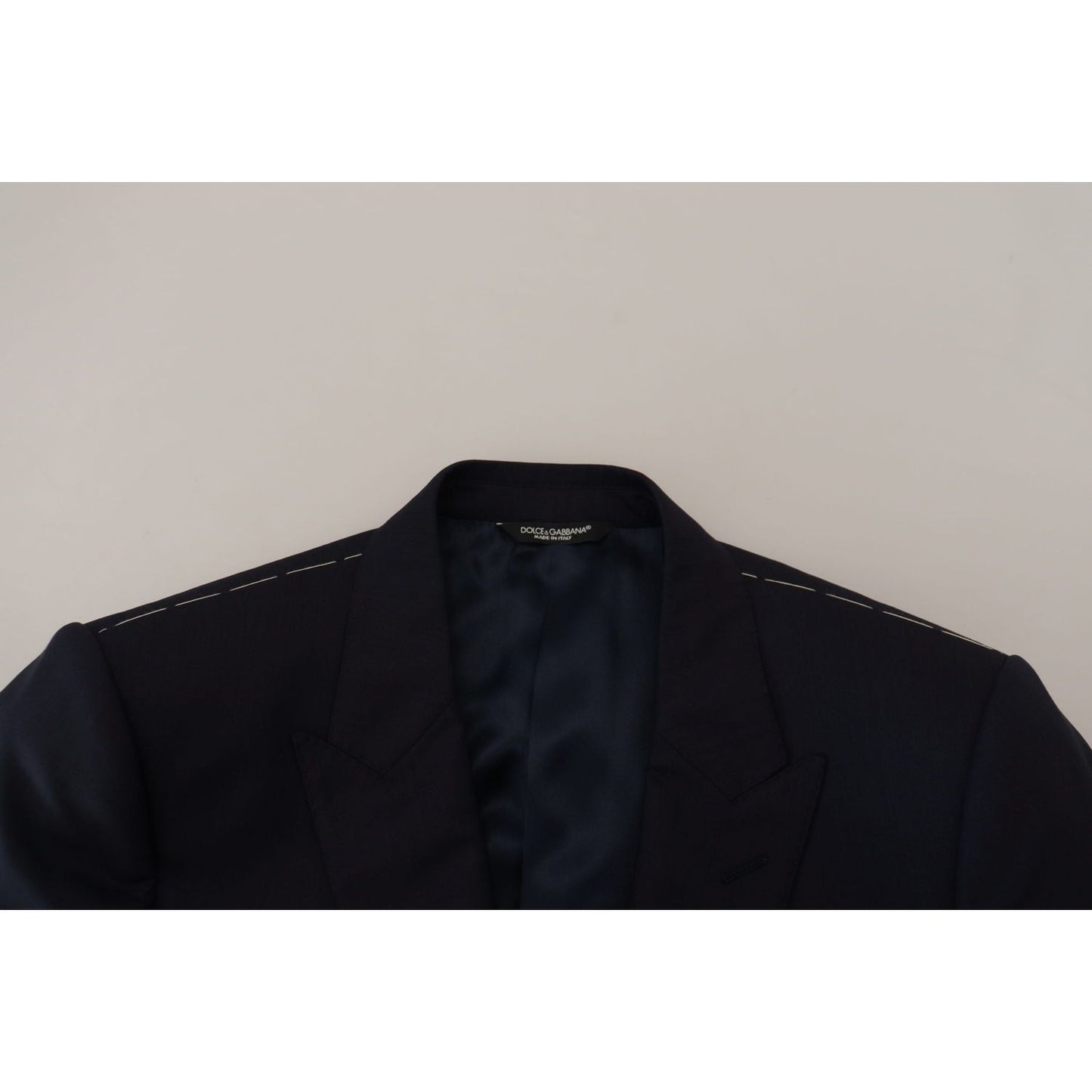 Elegant Single Breasted Wool Silk Blazer