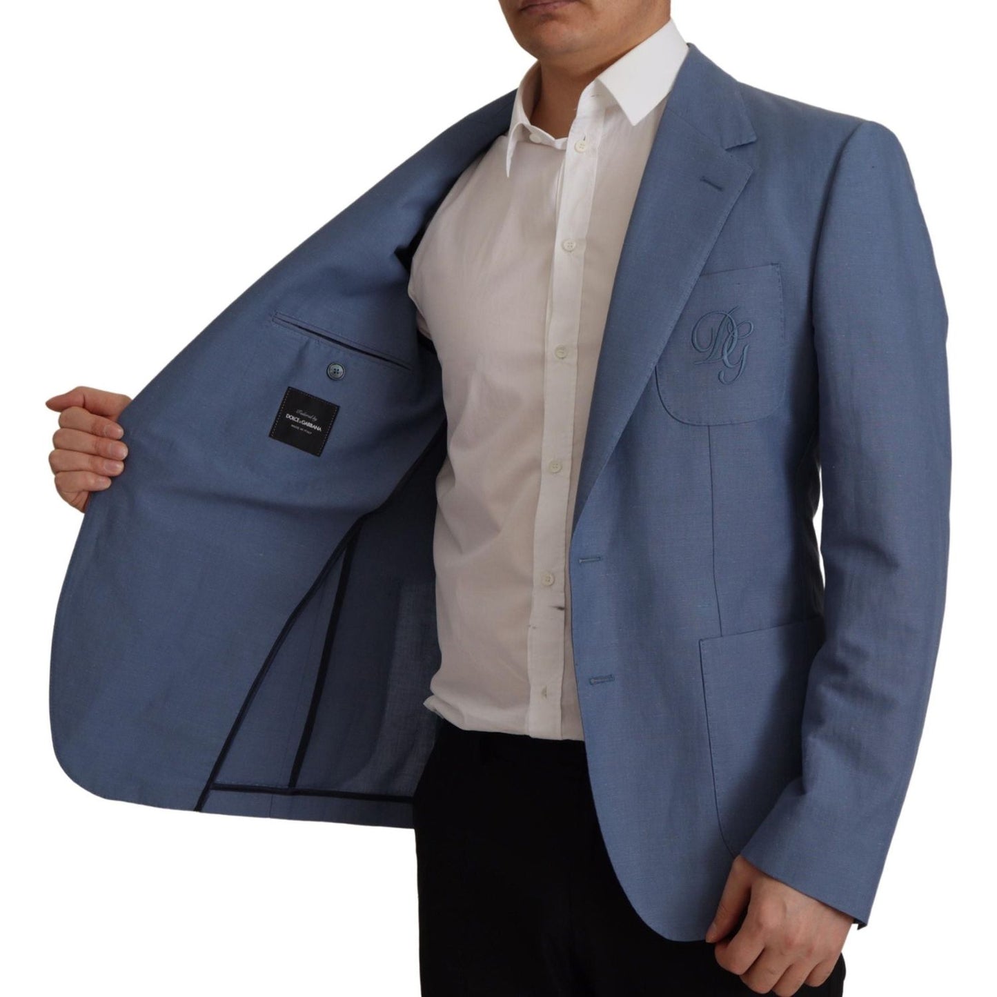 Elegant Single Breasted Linen Jacket