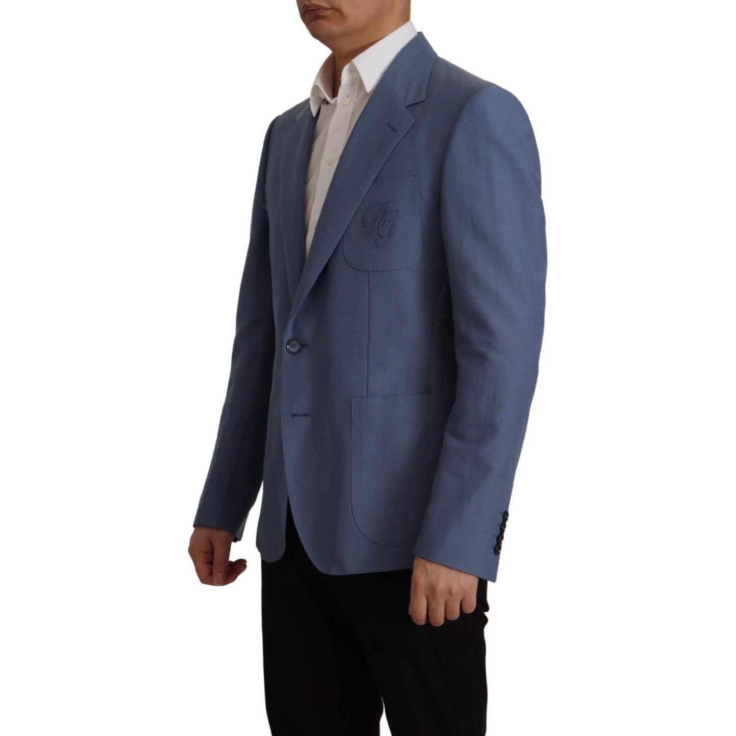 Elegant Single Breasted Linen Jacket