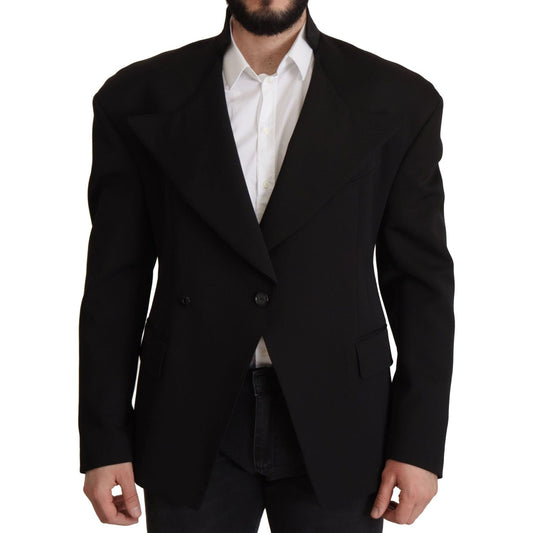 Elegant Single Breasted Wool Blazer