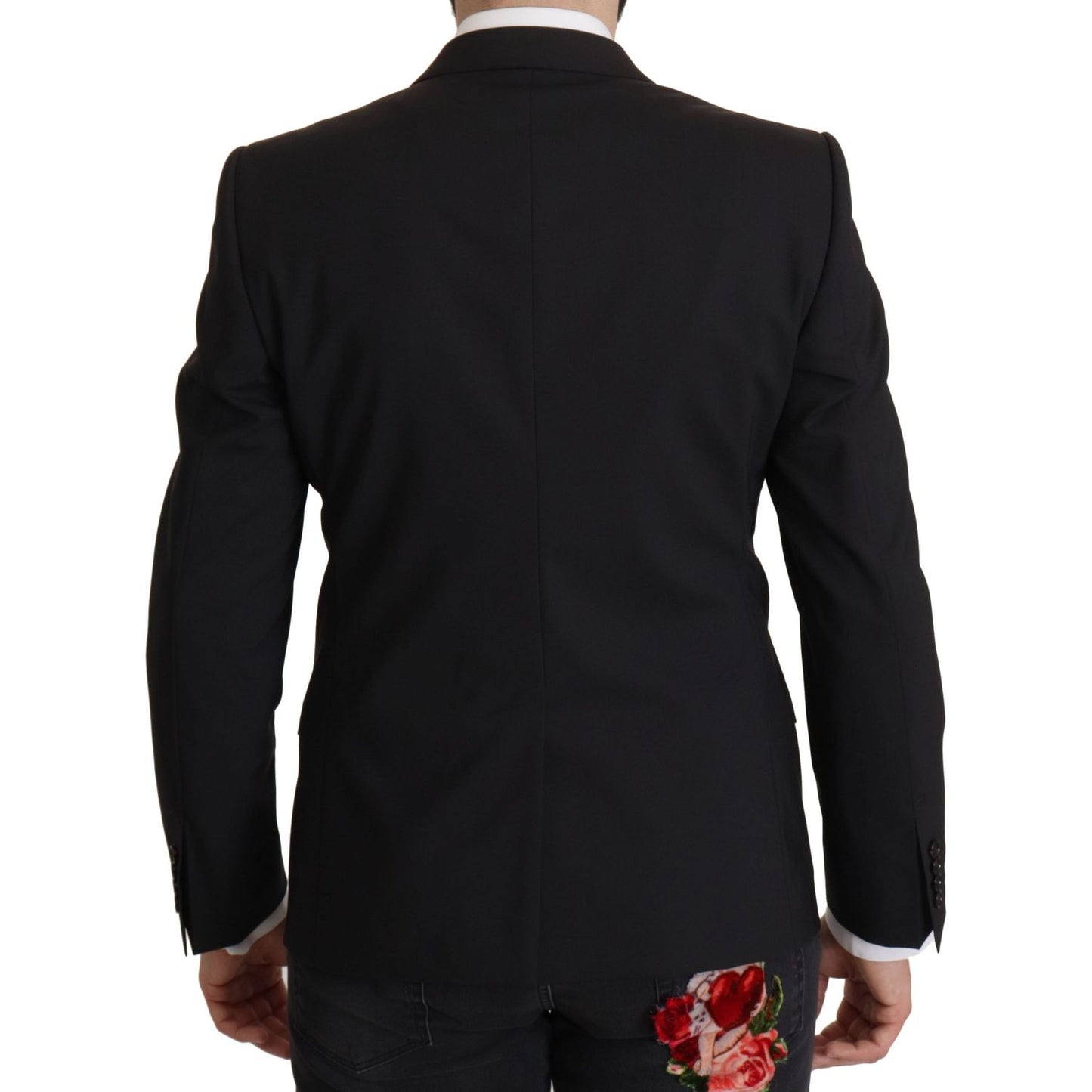 Elegant Slim Fit Black Blazer Jacket