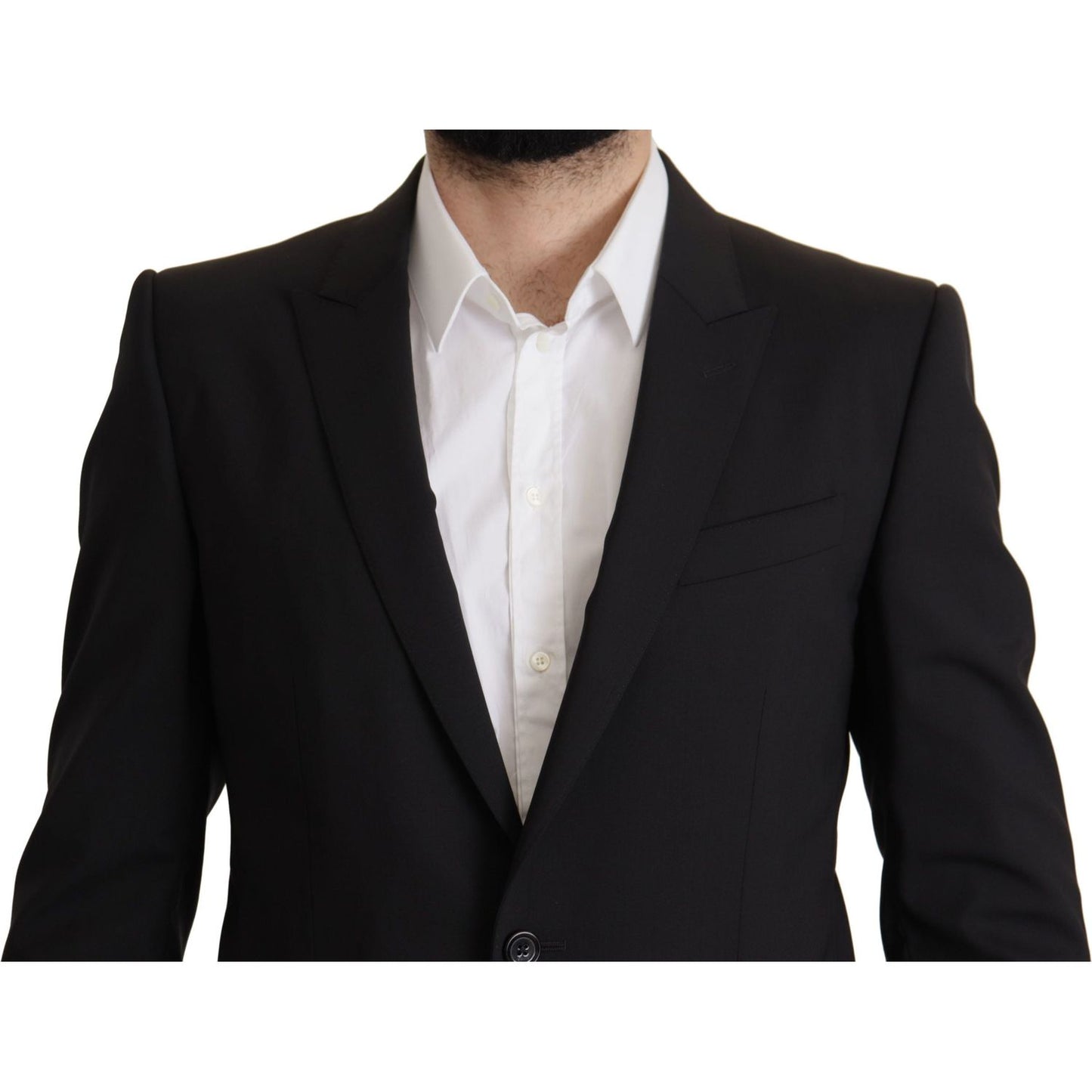 Elegant Slim Fit Black Blazer Jacket