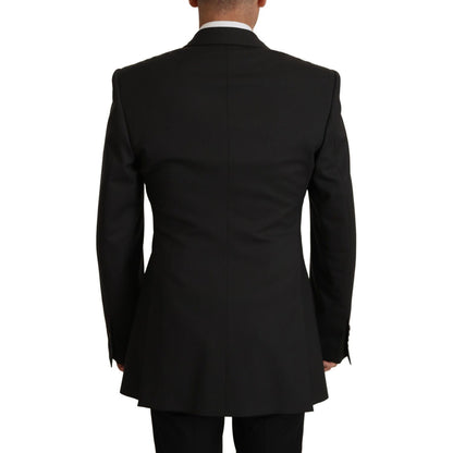 Dolce & Gabbana Black Wool Single Breasted Blazer v