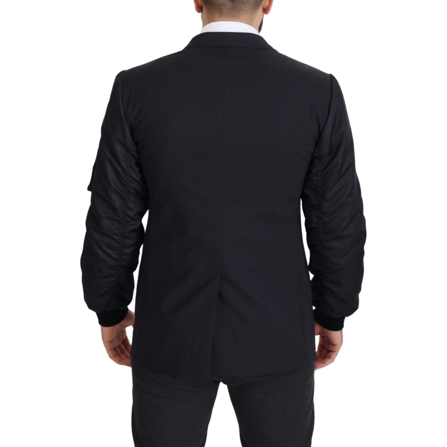 سترة صوفية سوداء أنيقة من دولتشي آند غابانا