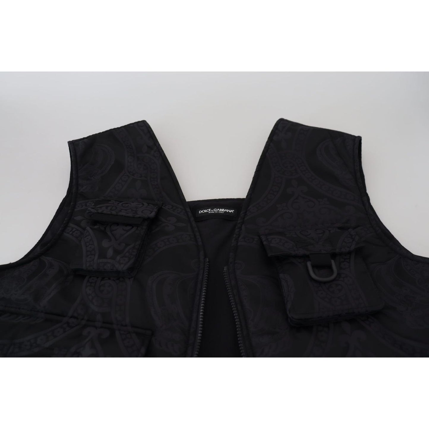 Elegant Sleeveless Vest Jacket in Black