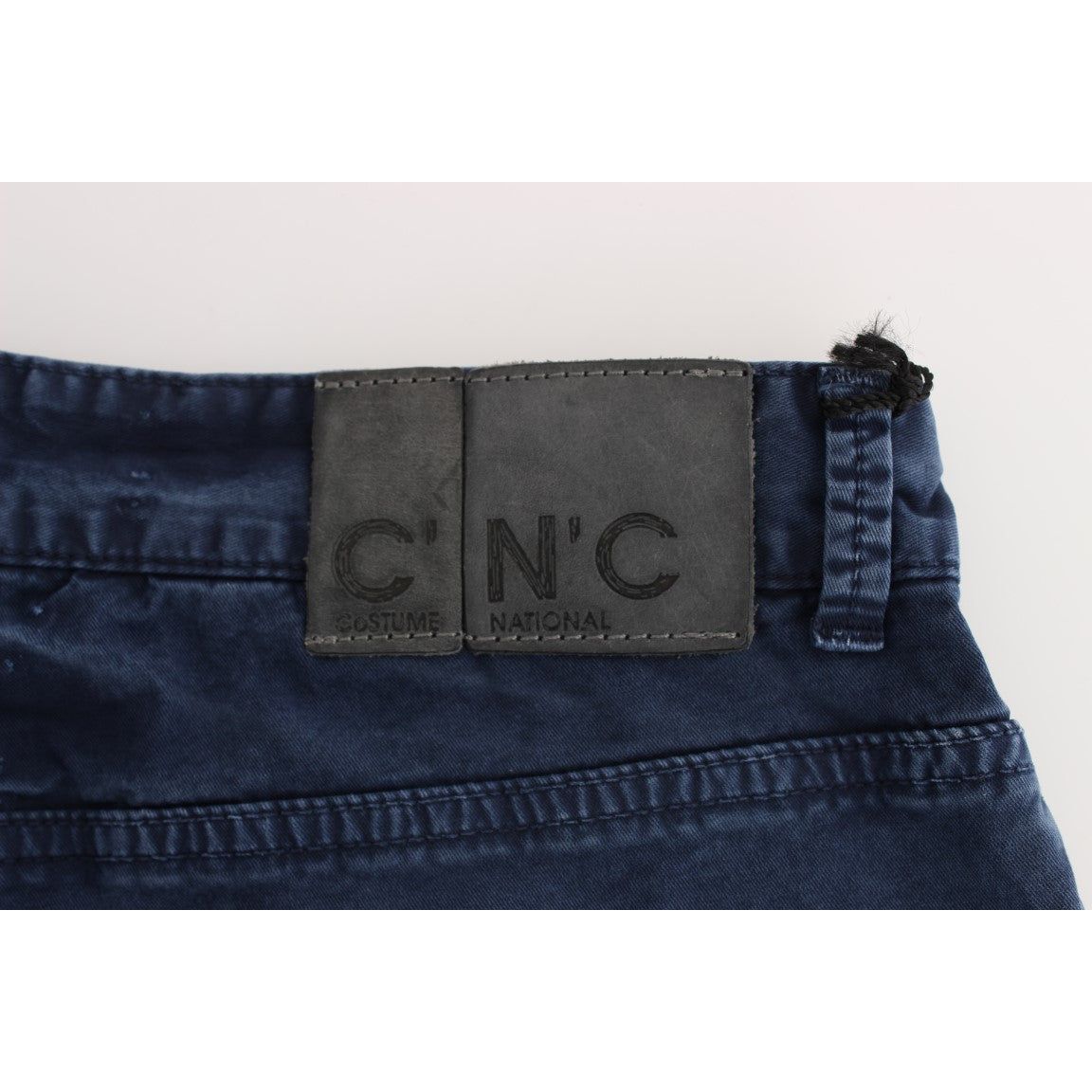 Costume National Chic Regular Fit Blue Denim Jeans Jeans & Pants blue-cotton-blend-denim-jeans