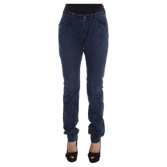 Chic Regular Fit Blue Denim Jeans