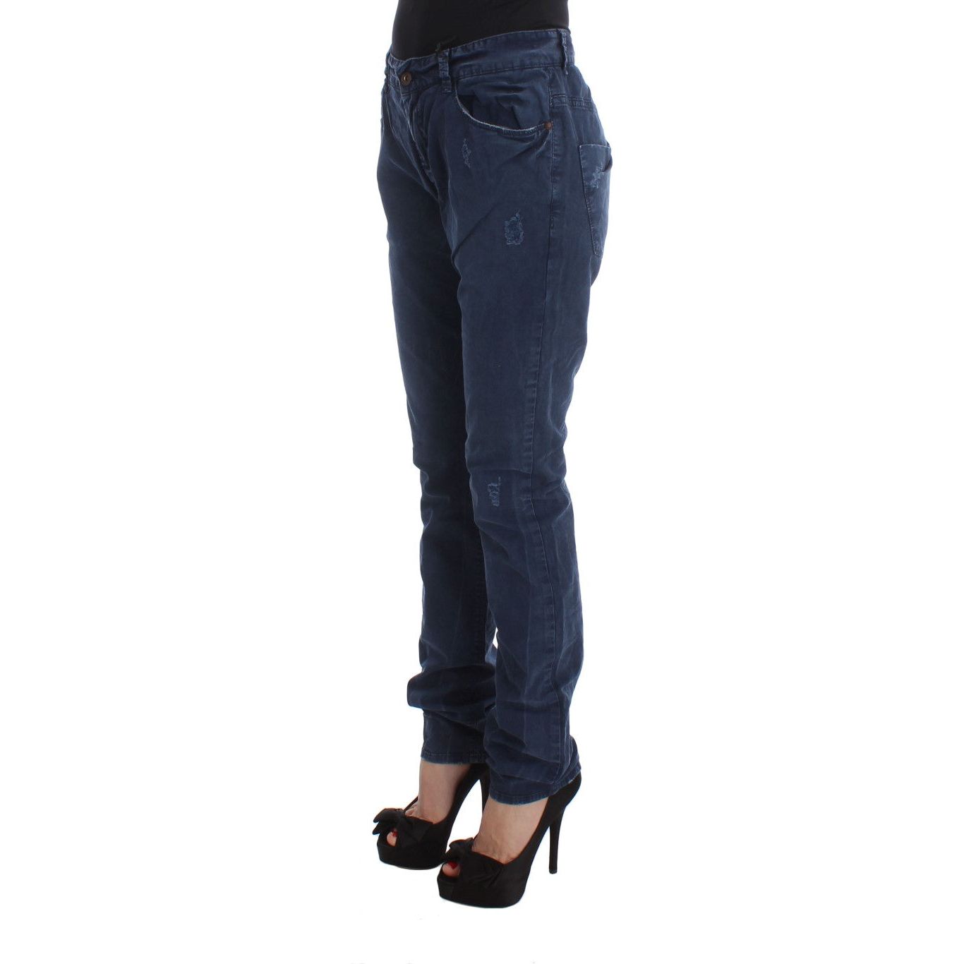 Chic Regular Fit Blue Denim Jeans