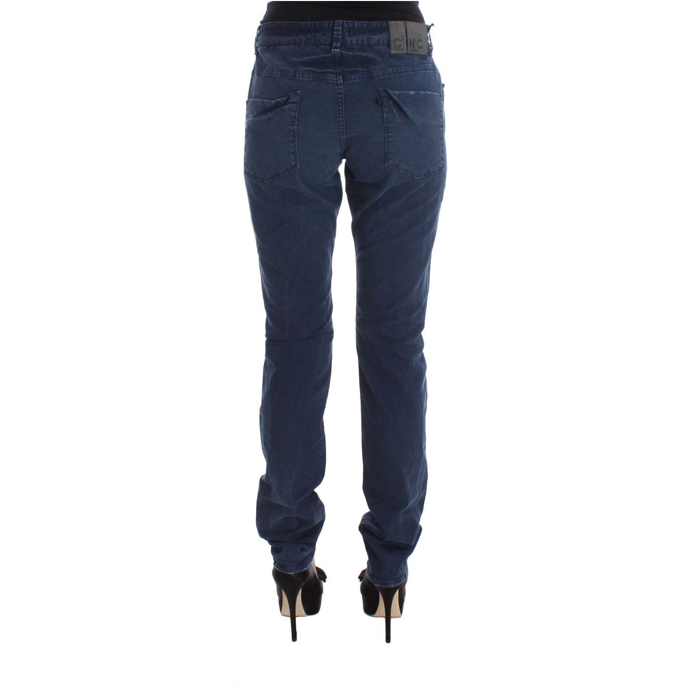 Chic Regular Fit Blue Denim Jeans