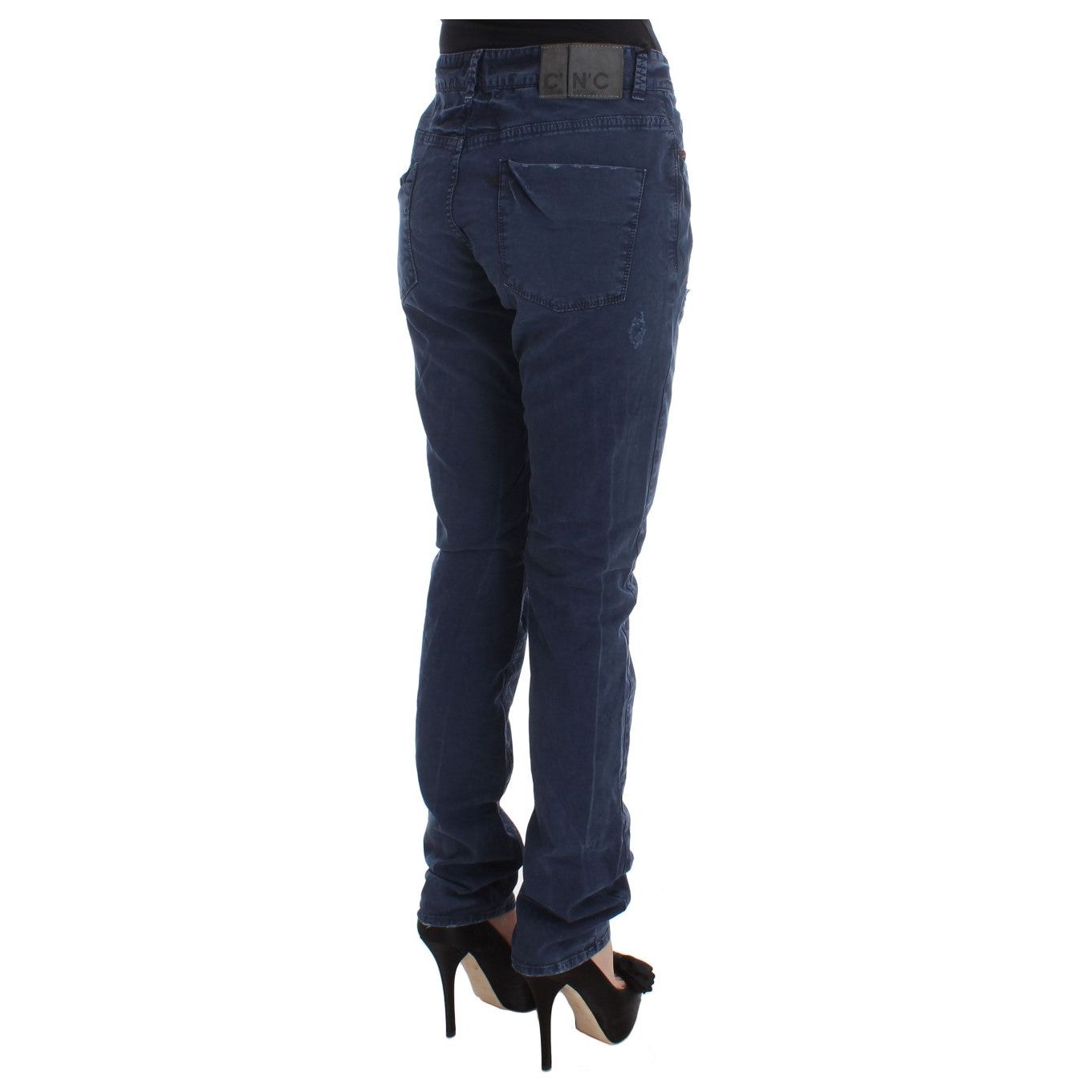 Chic Regular Fit Blue Denim Jeans