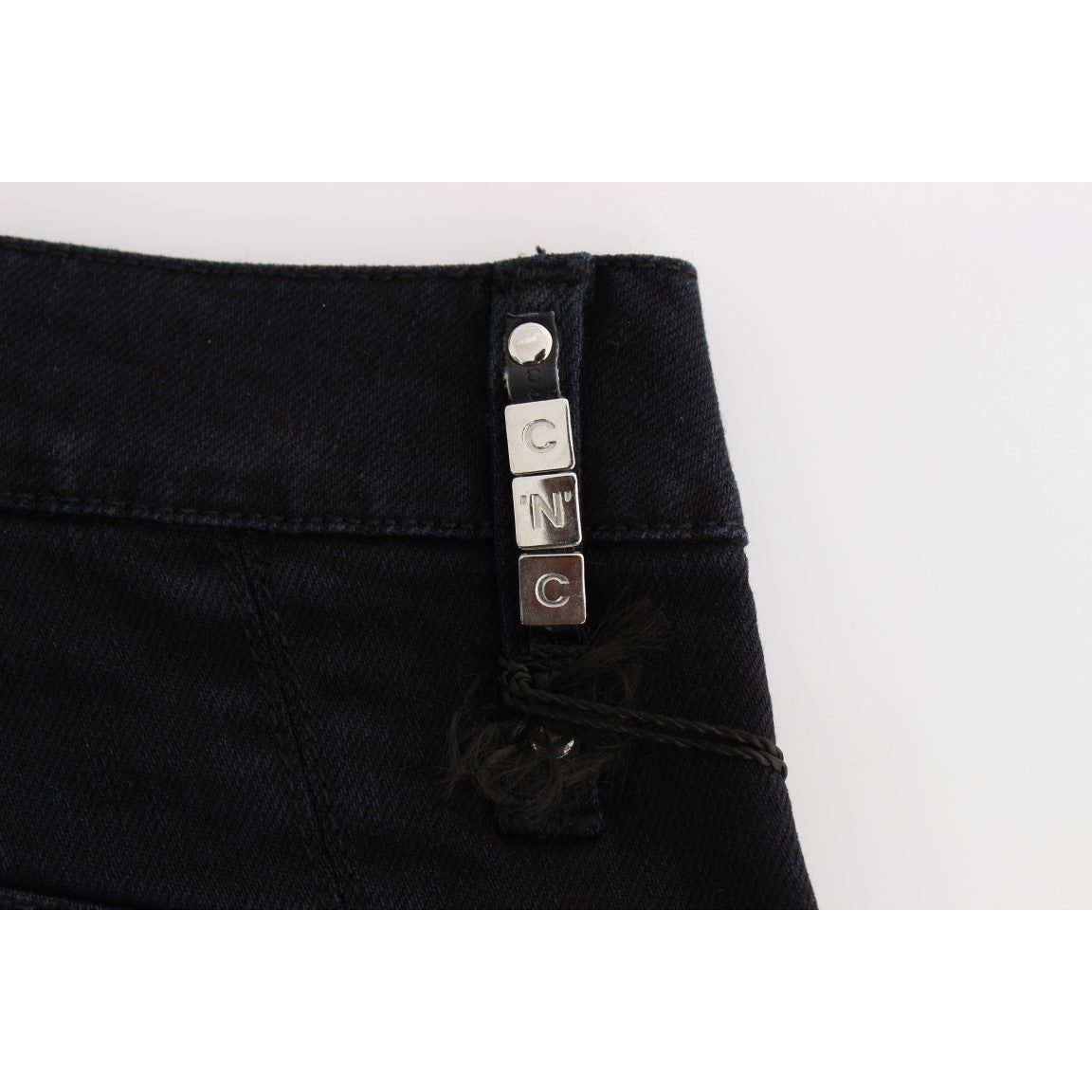 Sleek Slim Fit Black Denim Jeans