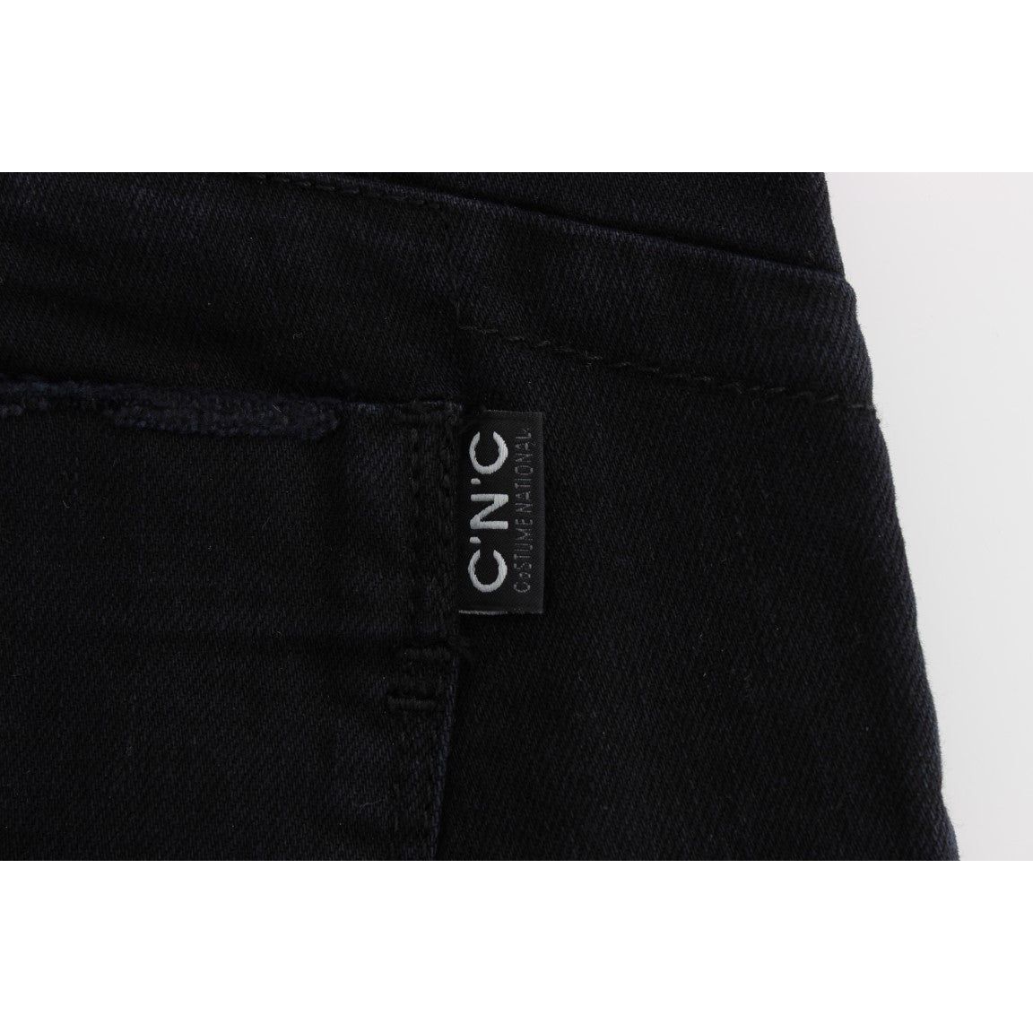 Sleek Slim Fit Black Denim Jeans