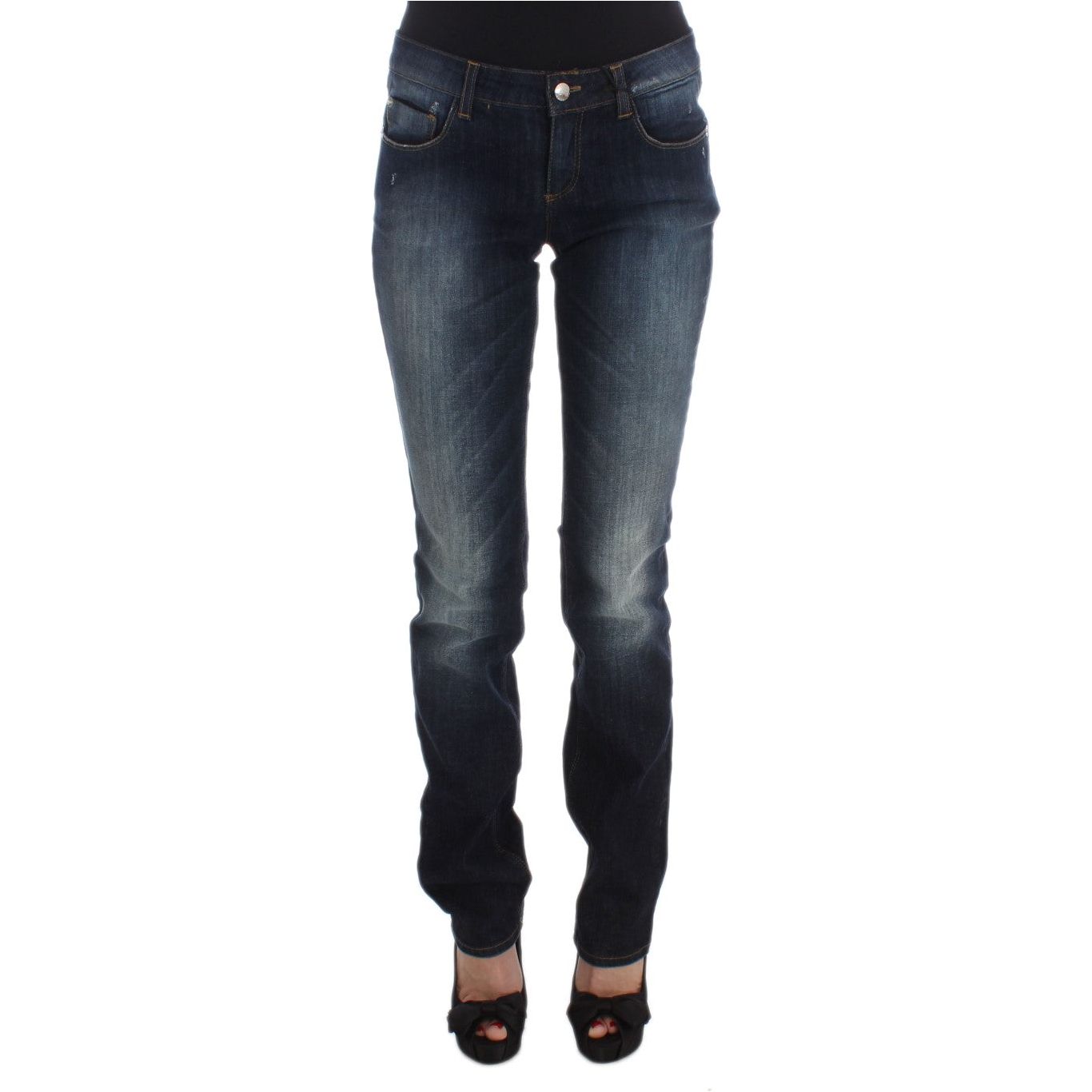 Sleek Slim Fit Blue Designer Jeans