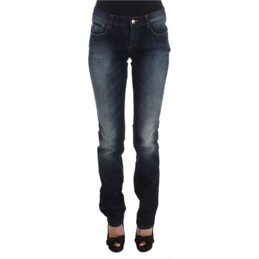 Sleek Slim Fit Blue Designer Jeans