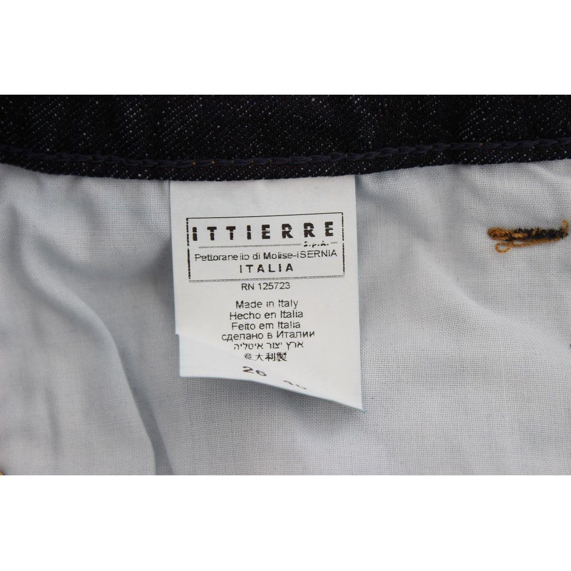 بنطلون جينز أزرق أنيق وذو قصة ضيقة من تصميم كوستيوم ناشيونال