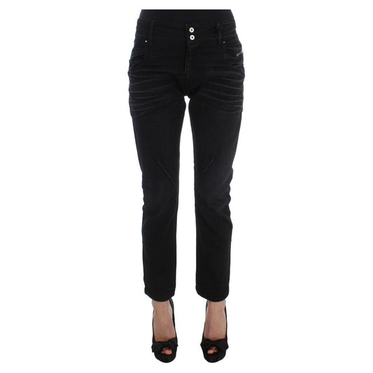 Elegant Black Slouchy Fit Jeans for Trendsetters