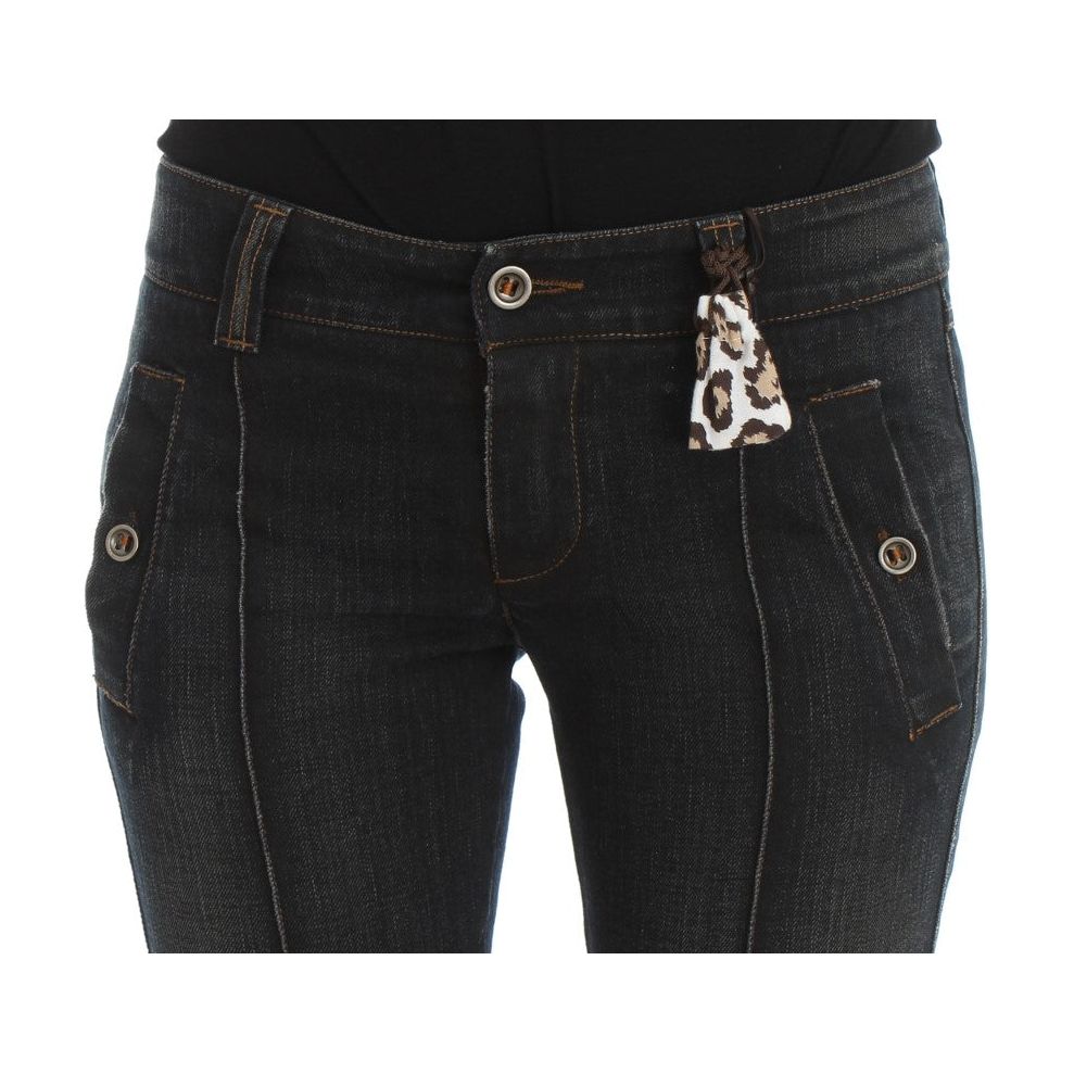 Chic Slim Fit Italian Cotton Jeans