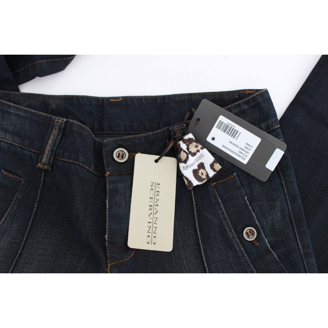 Chic Slim Fit Italian Cotton Jeans