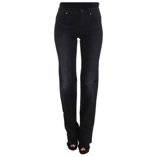 Chic Slim Fit Bootcut Denim Jeans