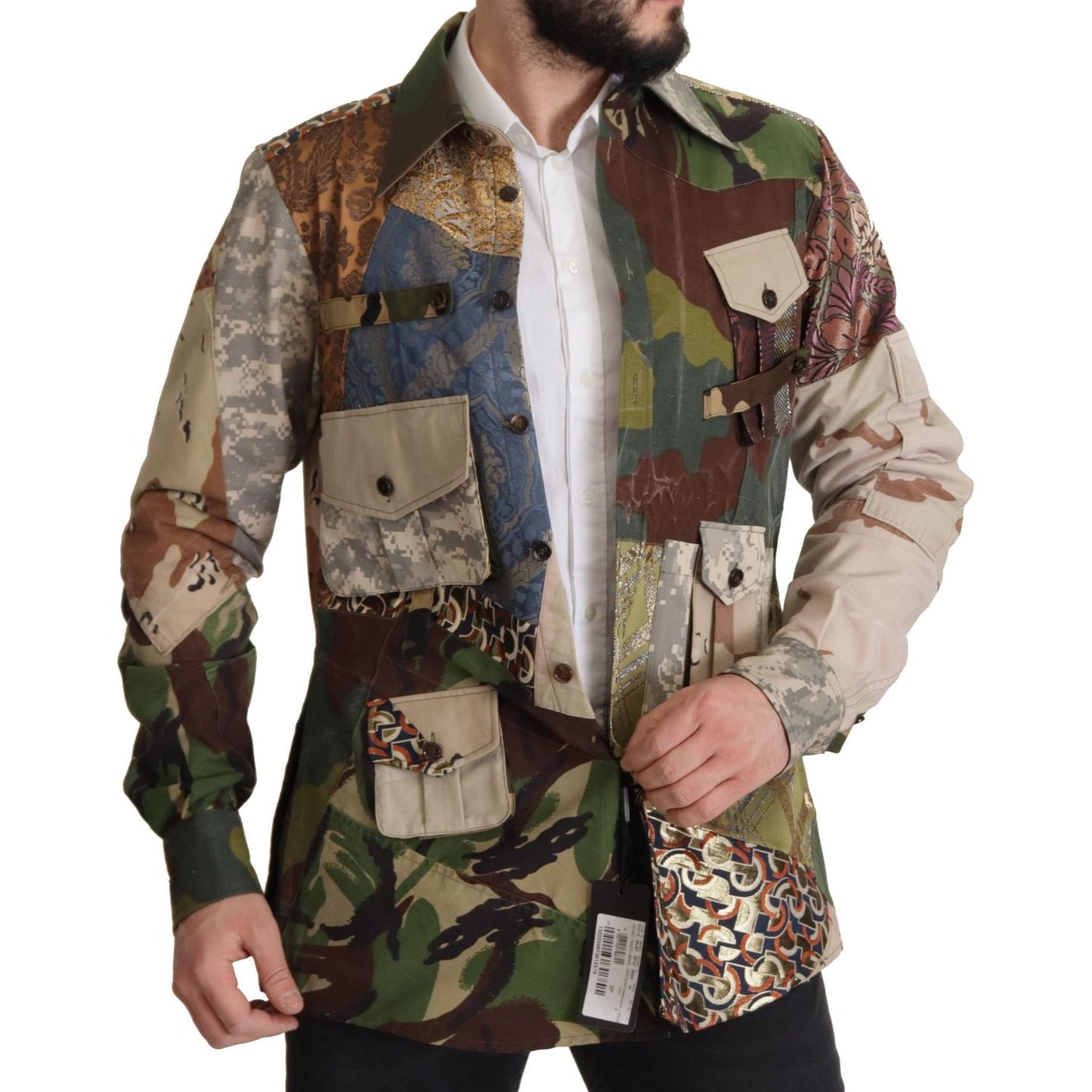 Patchwork Camouflage Casual Shirt