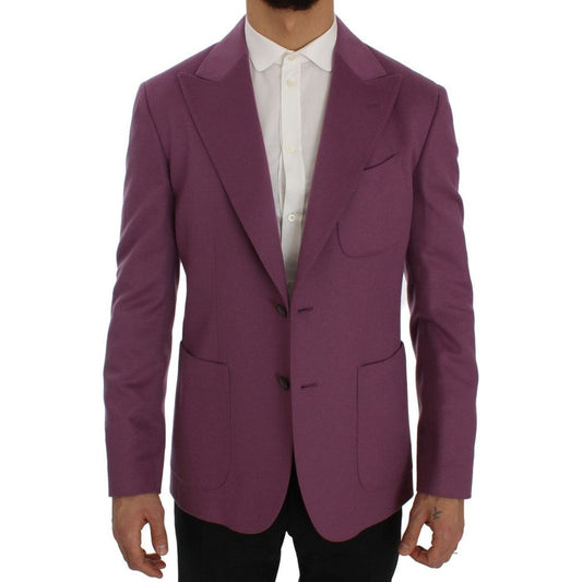Dolce & GabbanaElegant Purple Cashmere-Silk Blend BlazerMcRichard Designer Brands£959.00