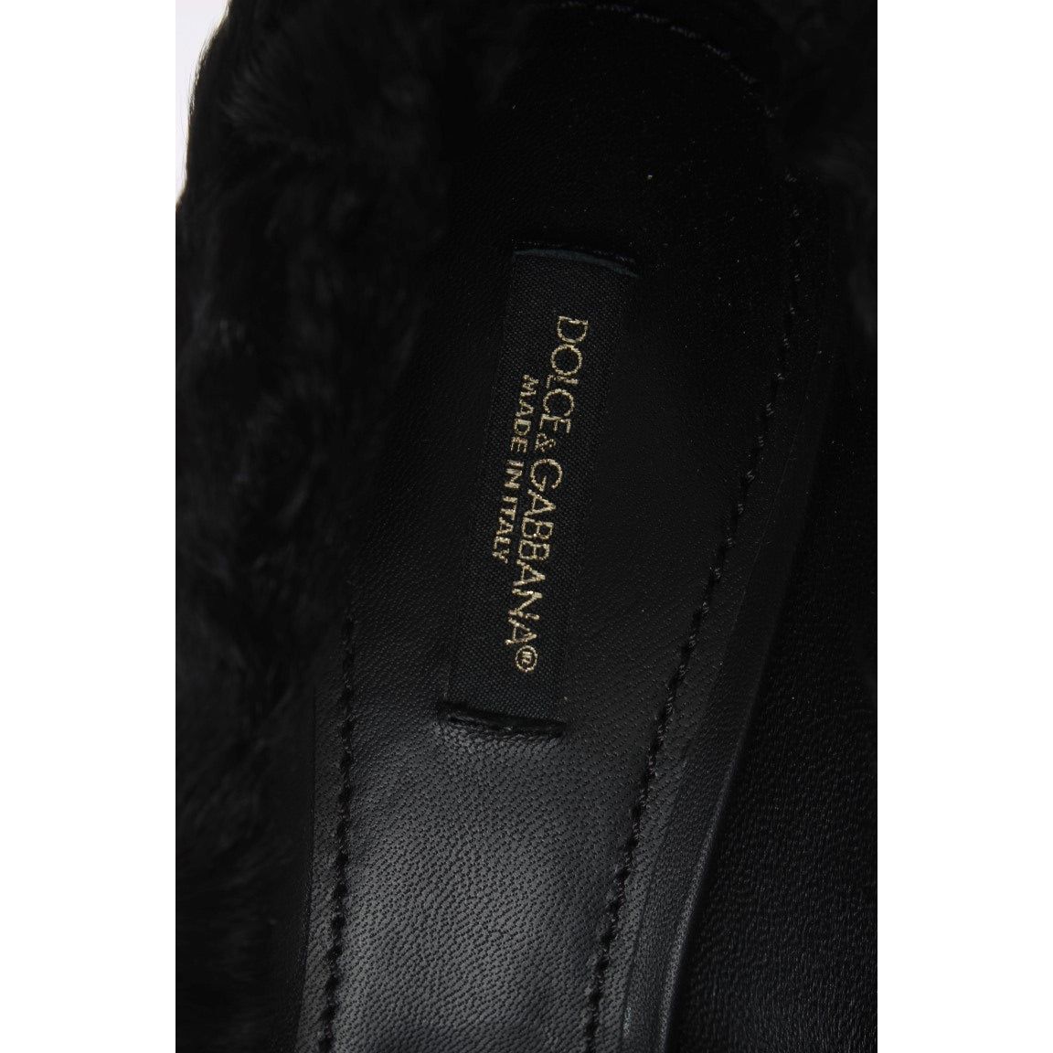 Dolce & Gabbana Elegant Pumps in Luxe Xiangao Fur Leather black-xiangao-lamb-fur-leather-pumps